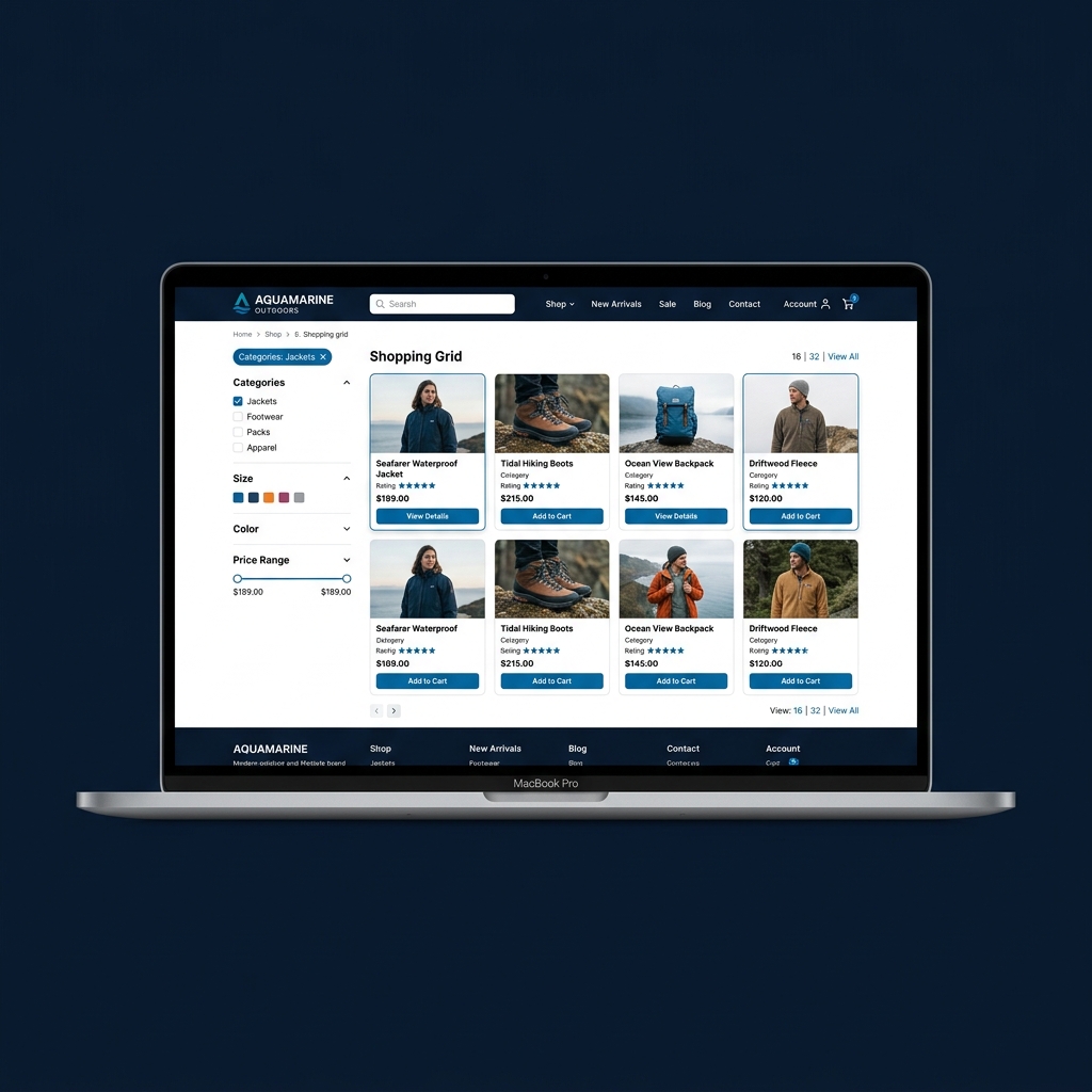 AP5 Web Designs Responsive E-Commerce Shop Layout